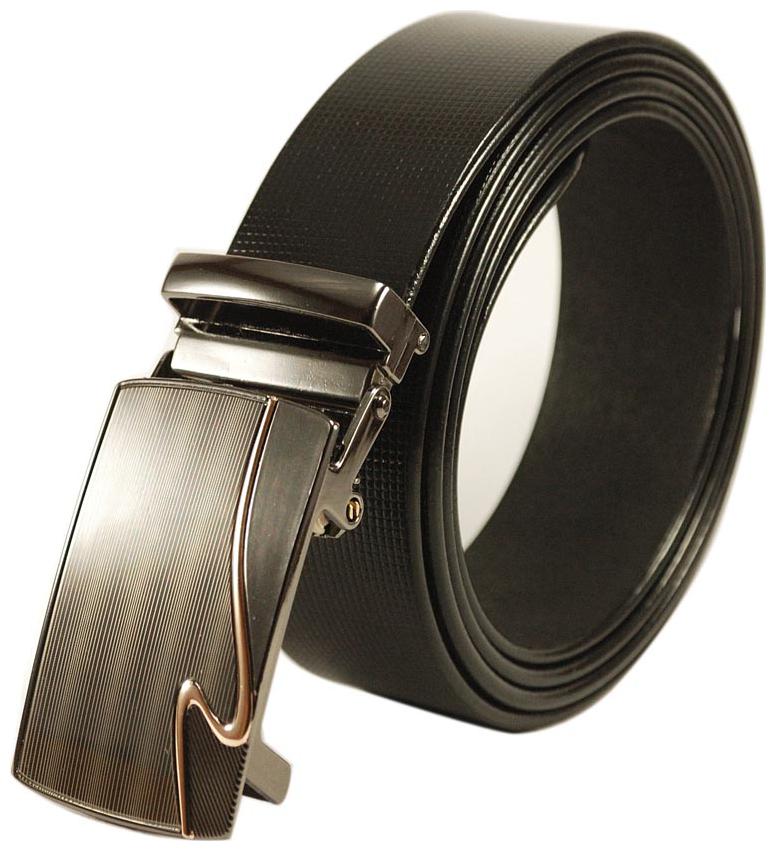 

Lb Collections Derry dax Branded Genuine Leather Formal Auto lock Black Belt - Auto - 21