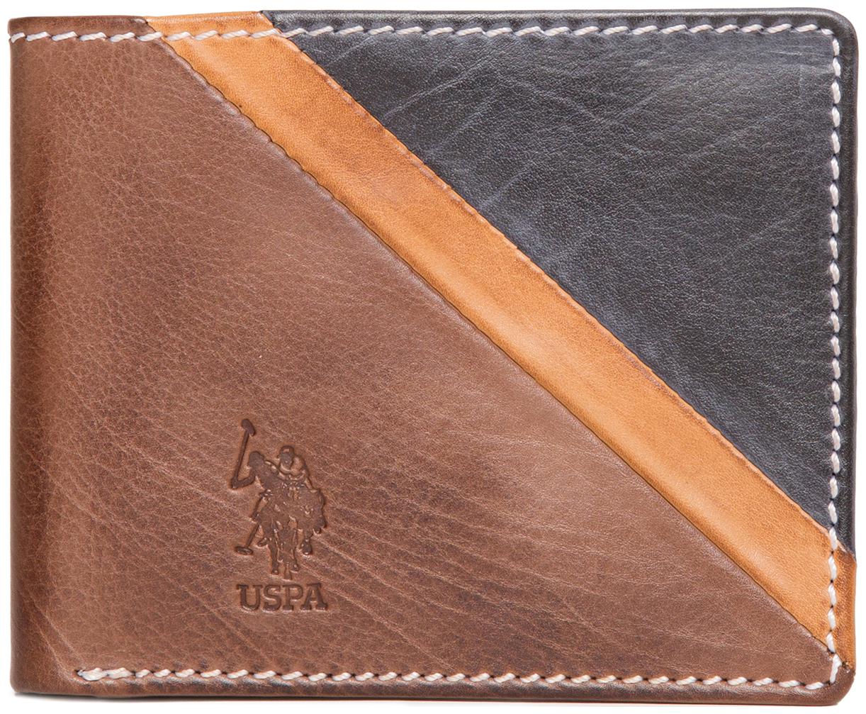 

U S Polo Assn Men Brown Leather Bi-Fold Wallet ( Pack of 1 )