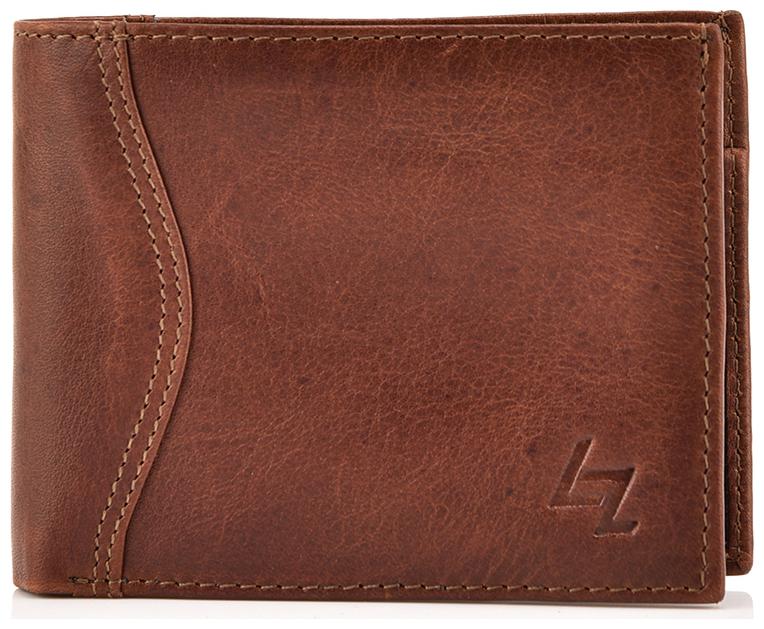 

LEATHER ZENTRUM TAN LEATHER WALLET