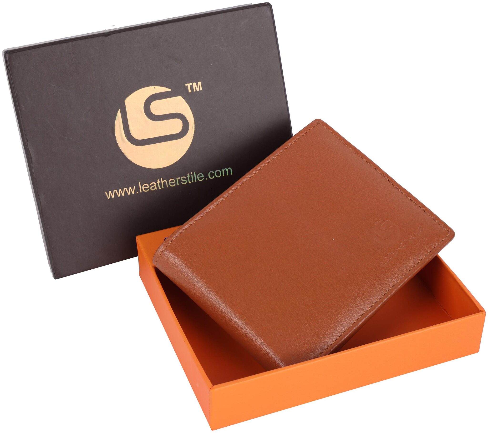 

Leatherstile Men Tan Leather Bi-Fold Wallet ( Pack of 1 )