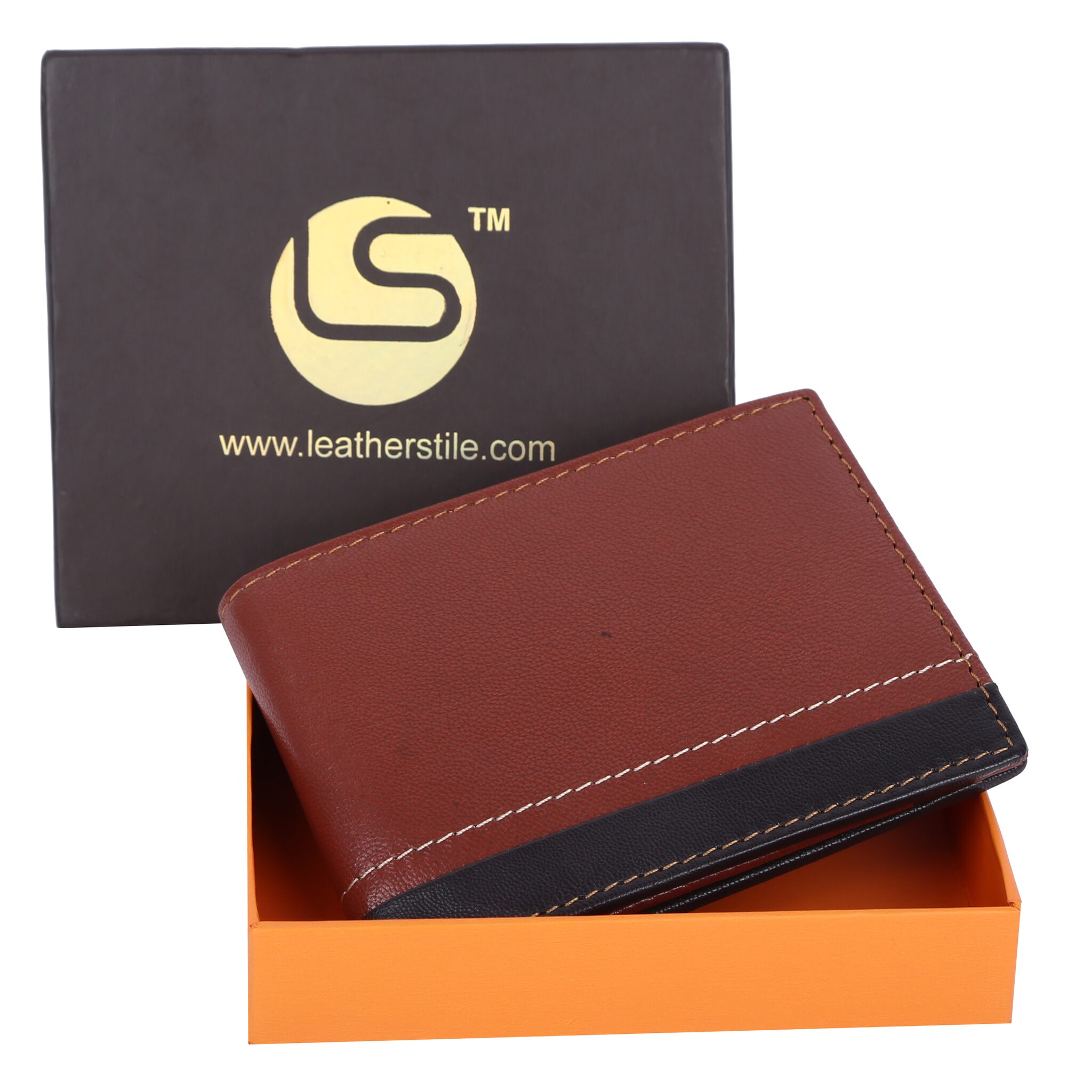 

Leatherstile Men Tan Leather Bi-Fold Wallet ( Pack of 1 )