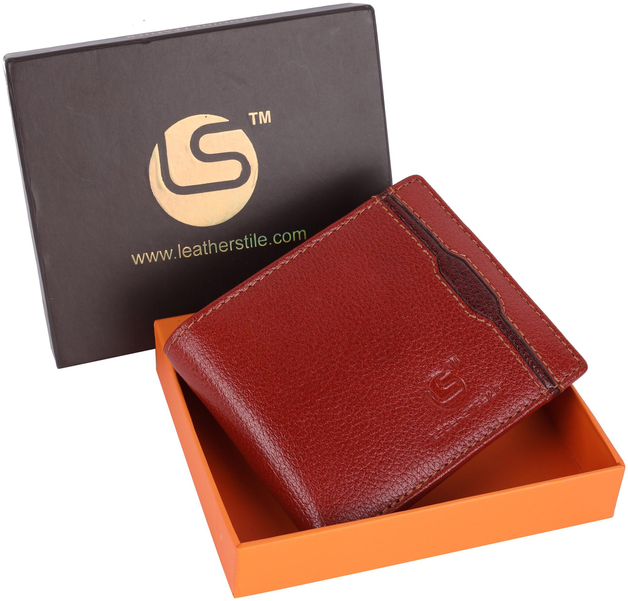 

Leatherstile Men Tan Leather Bi-Fold Wallet ( Pack of 1 )