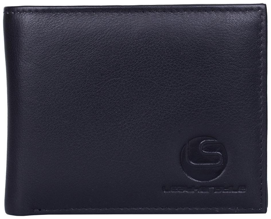 

LEATHERSTILE BLACK ULTRA SLIM SOFT WALLET