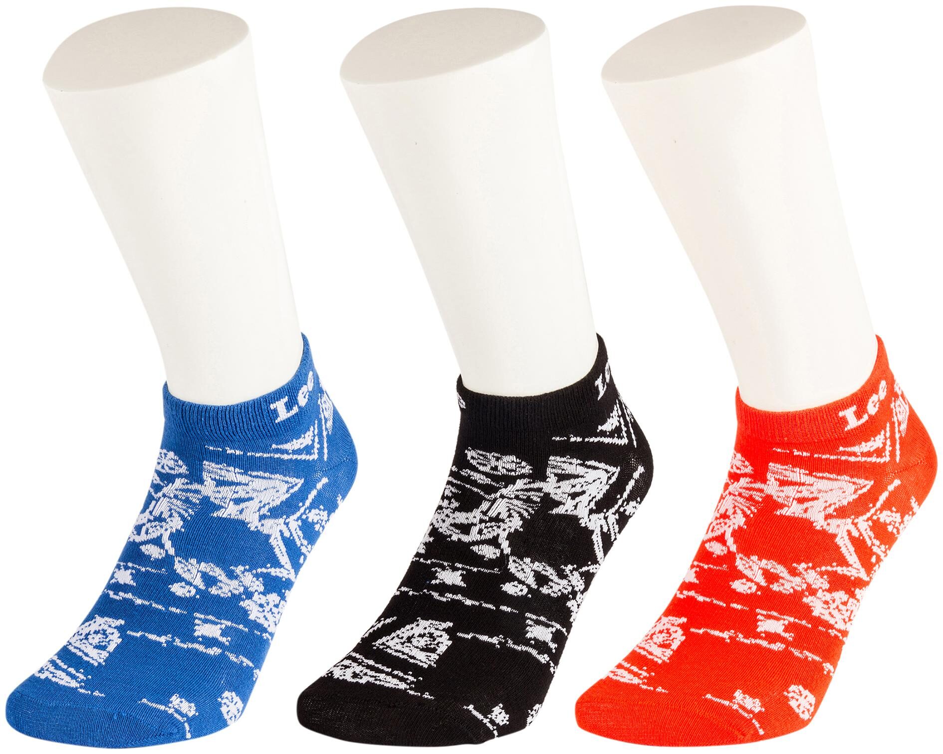 

Lee Multi Colour Casual Ankle Length Socks For Women