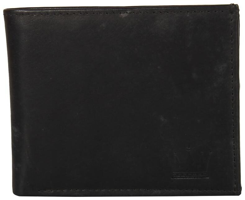 

LEWIS PAYTON Leather Black Formal Regular Wallet