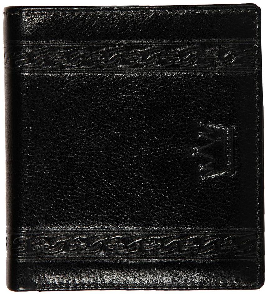 

LEWIS PAYTON Leather Black Formal Regular Wallet