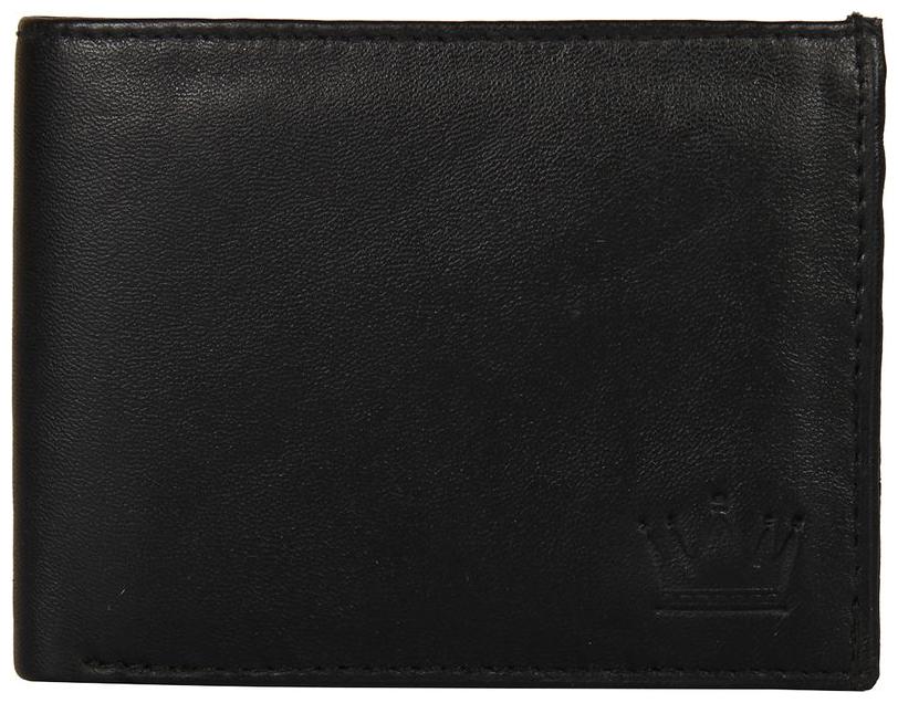

LEWIS PAYTON Leather Black Formal Regular Wallet