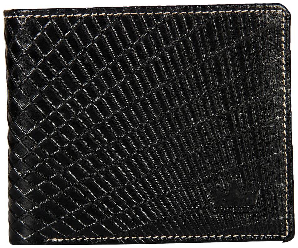 

LEWIS PAYTON Leather Black Formal Regular Wallet