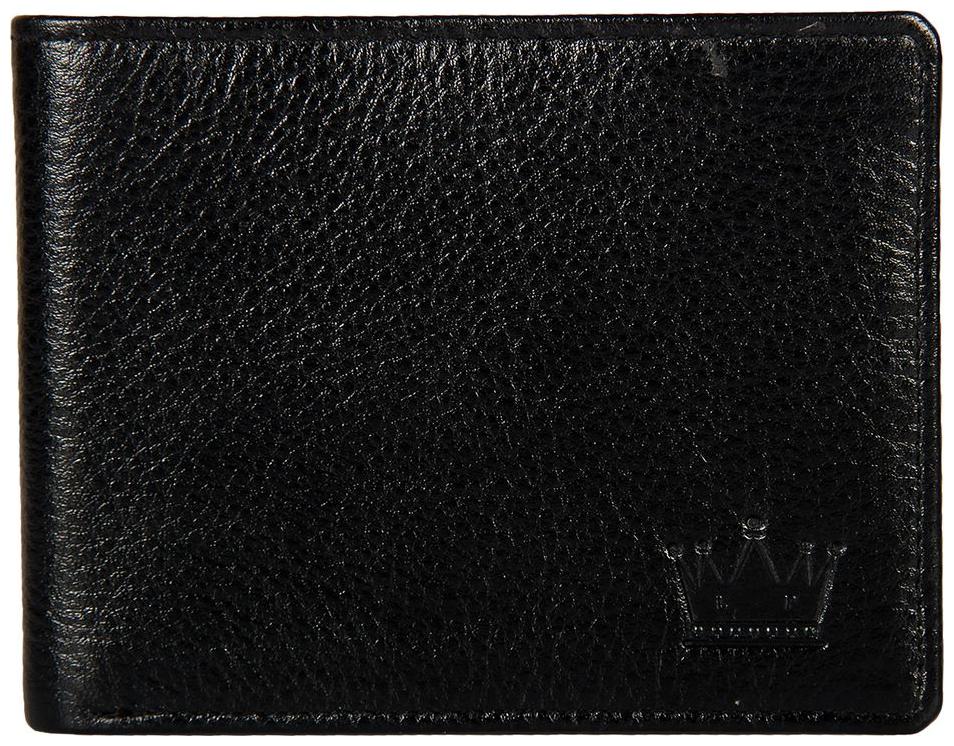 

LEWIS PAYTON Leather Black Formal Regular Wallet