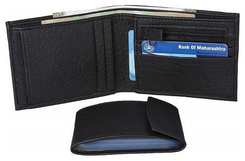 

Lime Wear Men s Black Leather Washed Black RFID Blocking Leather Wallet