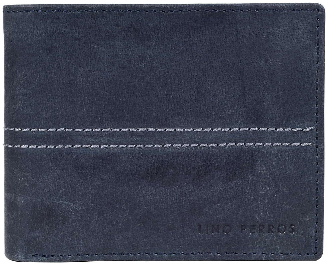 

Lino Perros Blue Leather Wallet