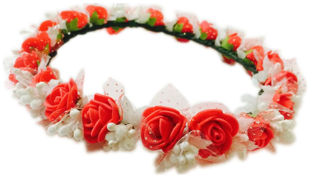 

Loops n Knots Princess Flora Collection Blue Tiara Crown Headband For Girls Women -Hair Accessories