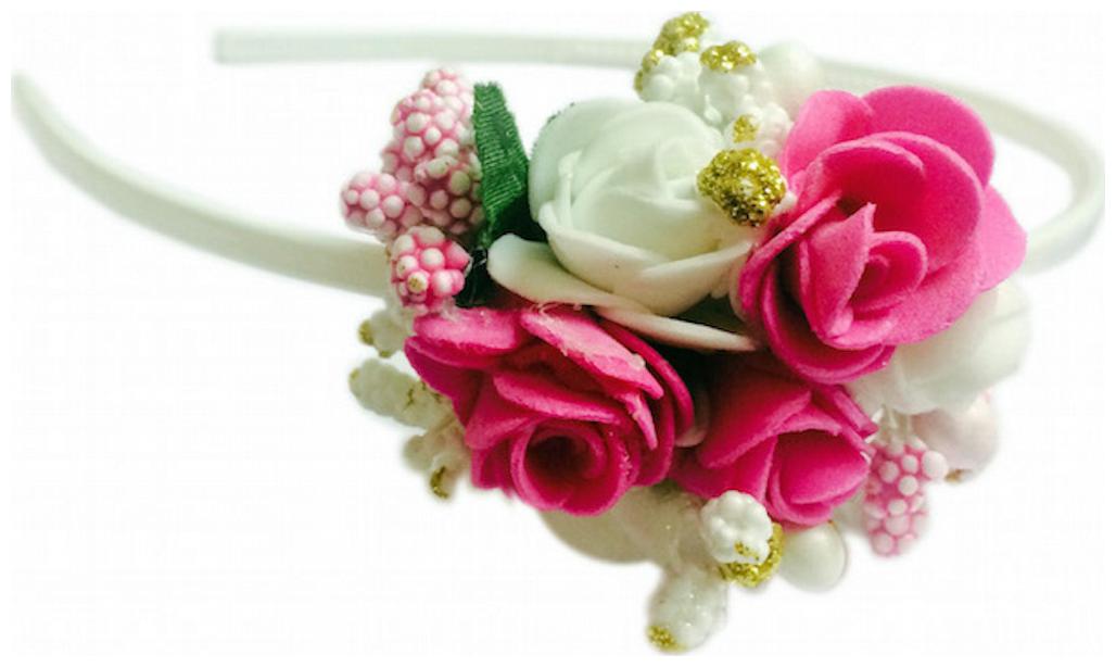 

Loops n knots Pink Hairband