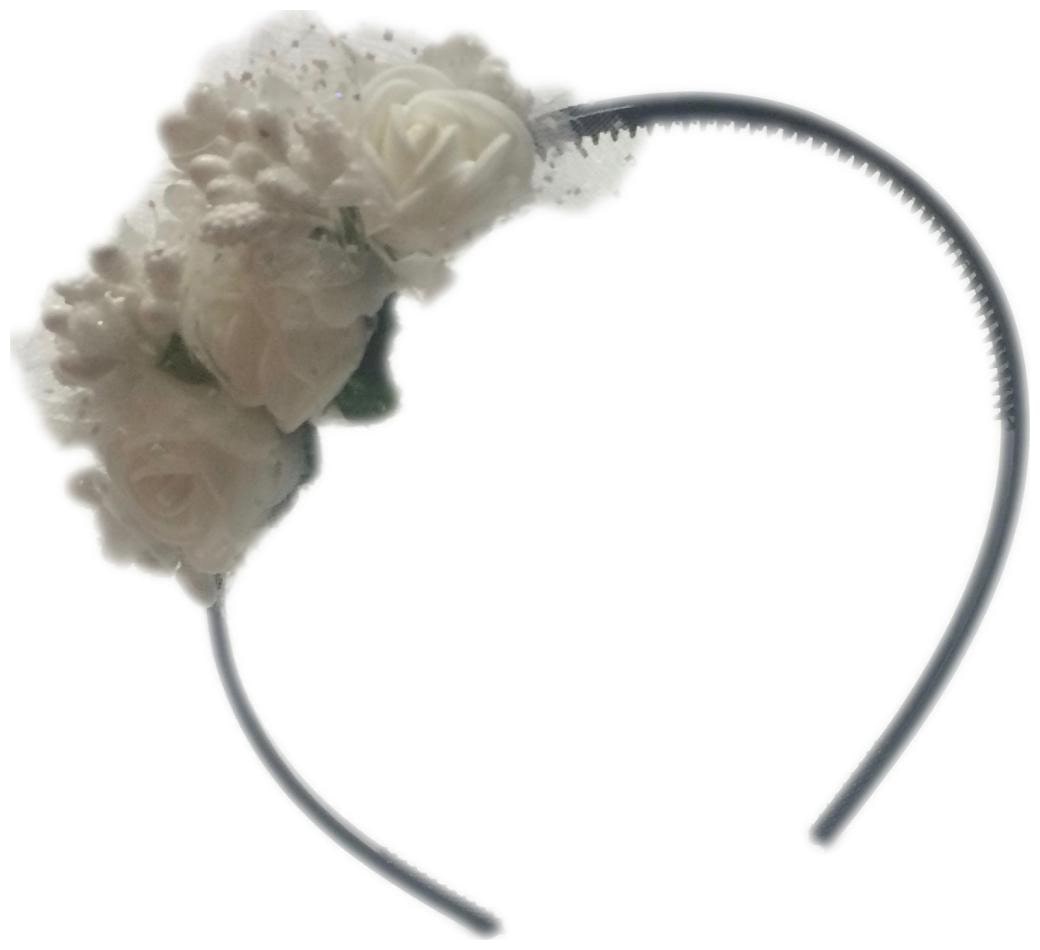 

Loops n knots White Black Hairband