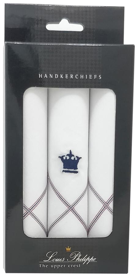 

Louis Philippe Multi Cotton Handkerchiefs ( Pack of 3 )