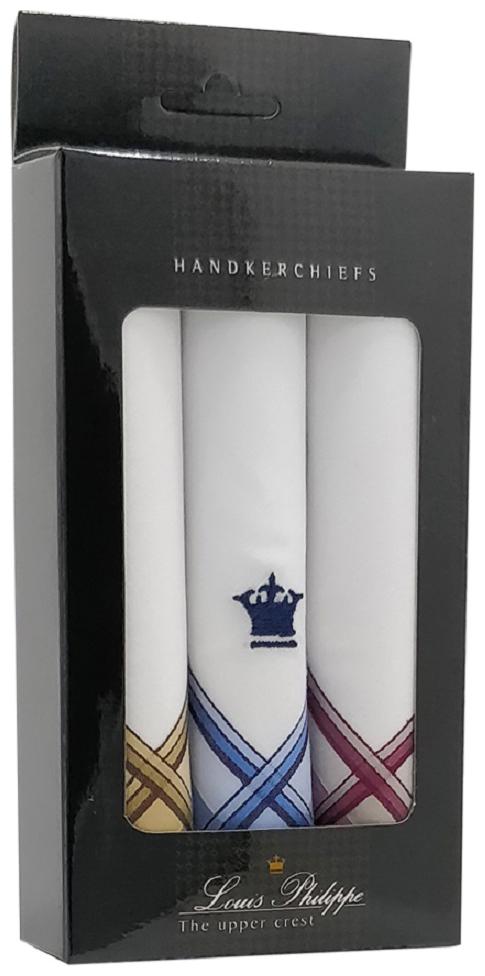 

Louis Philippe Multi Cotton Handkerchiefs ( Pack of 3 )