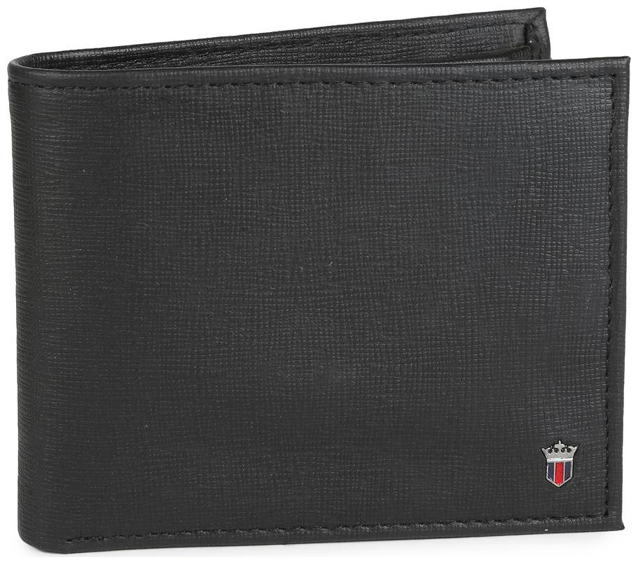 

Louis Philippe Men Black Leather Bi-Fold Wallet ( Pack of 1 )