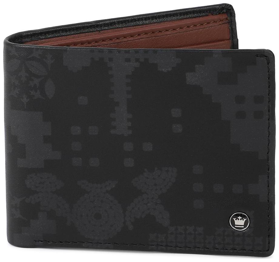 

Louis Philippe Men Black Leather Bi-Fold Wallet ( Pack of 1 )