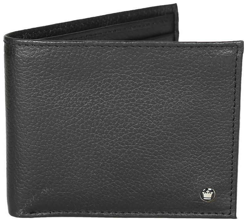 

Louis Philippe Men Black Leather Bi-Fold Wallet ( Pack of 1 )