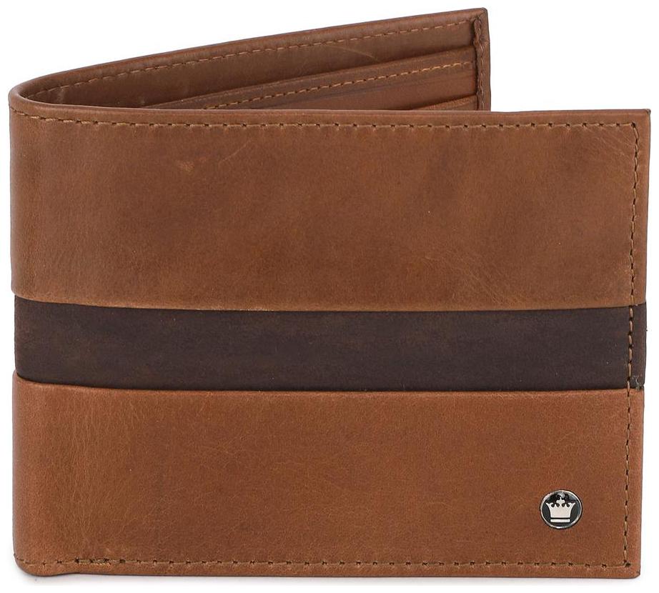

Louis Philippe Men Brown Leather Long Wallet ( Pack of 1 )