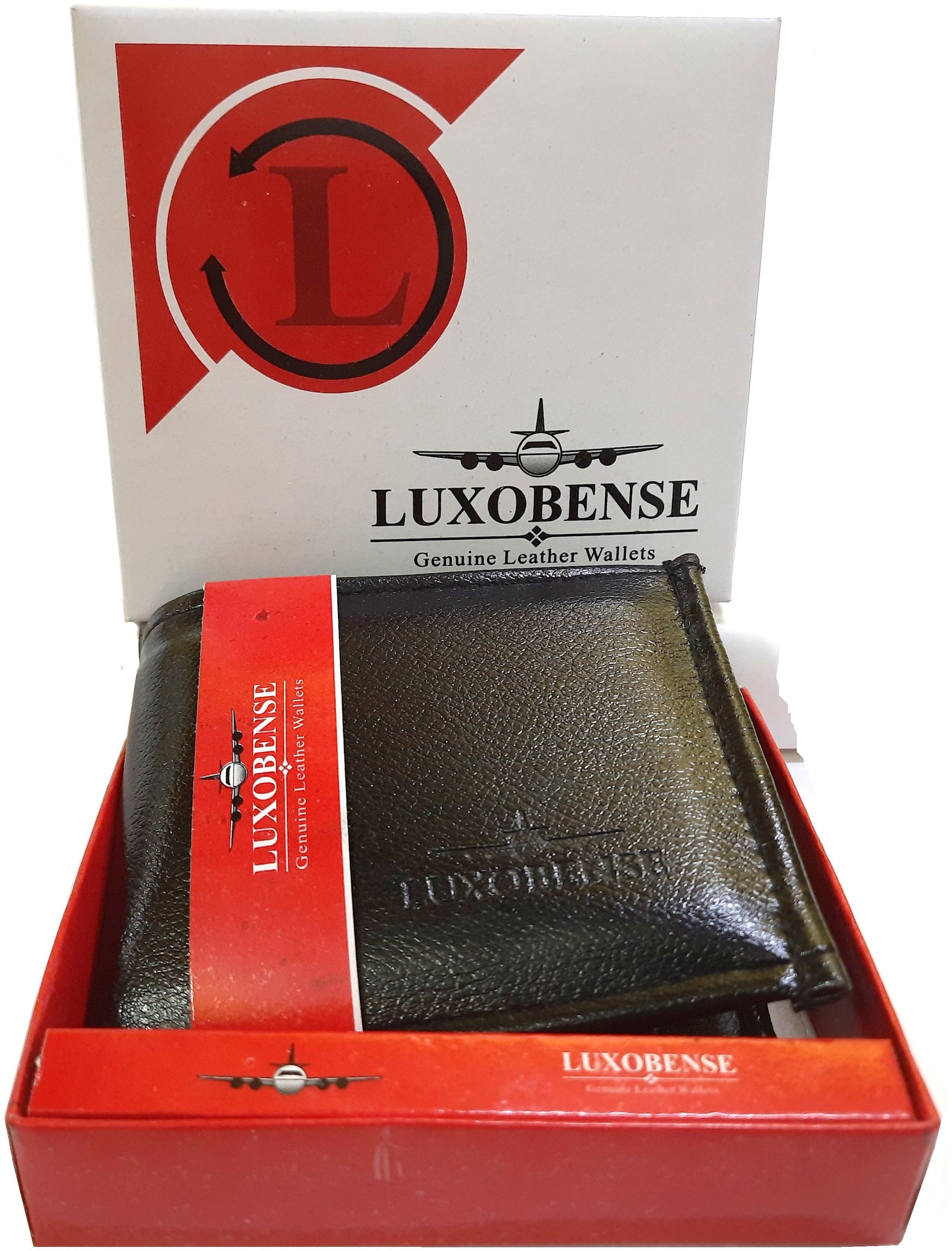 

LUXOBENSE Men Black Pu Bi-Fold Wallet ( Pack of 1 )