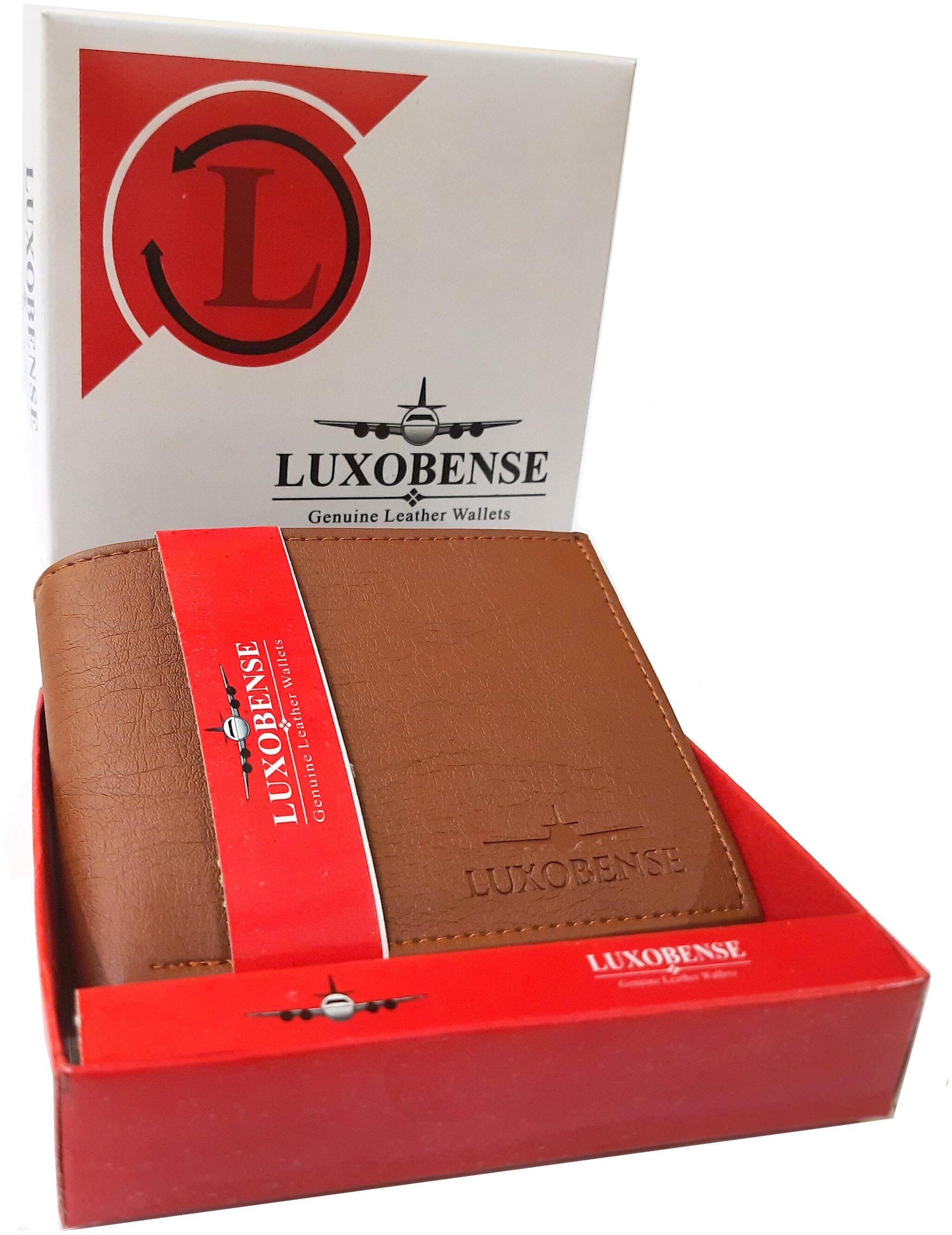 

LUXOBENSE Men Brown Pu Bi-Fold Wallet ( Pack of 1 )