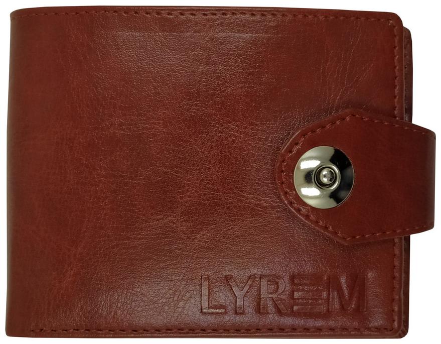 

LYREM Men Brown Pu Bi-Fold Wallet ( Pack of 1 )