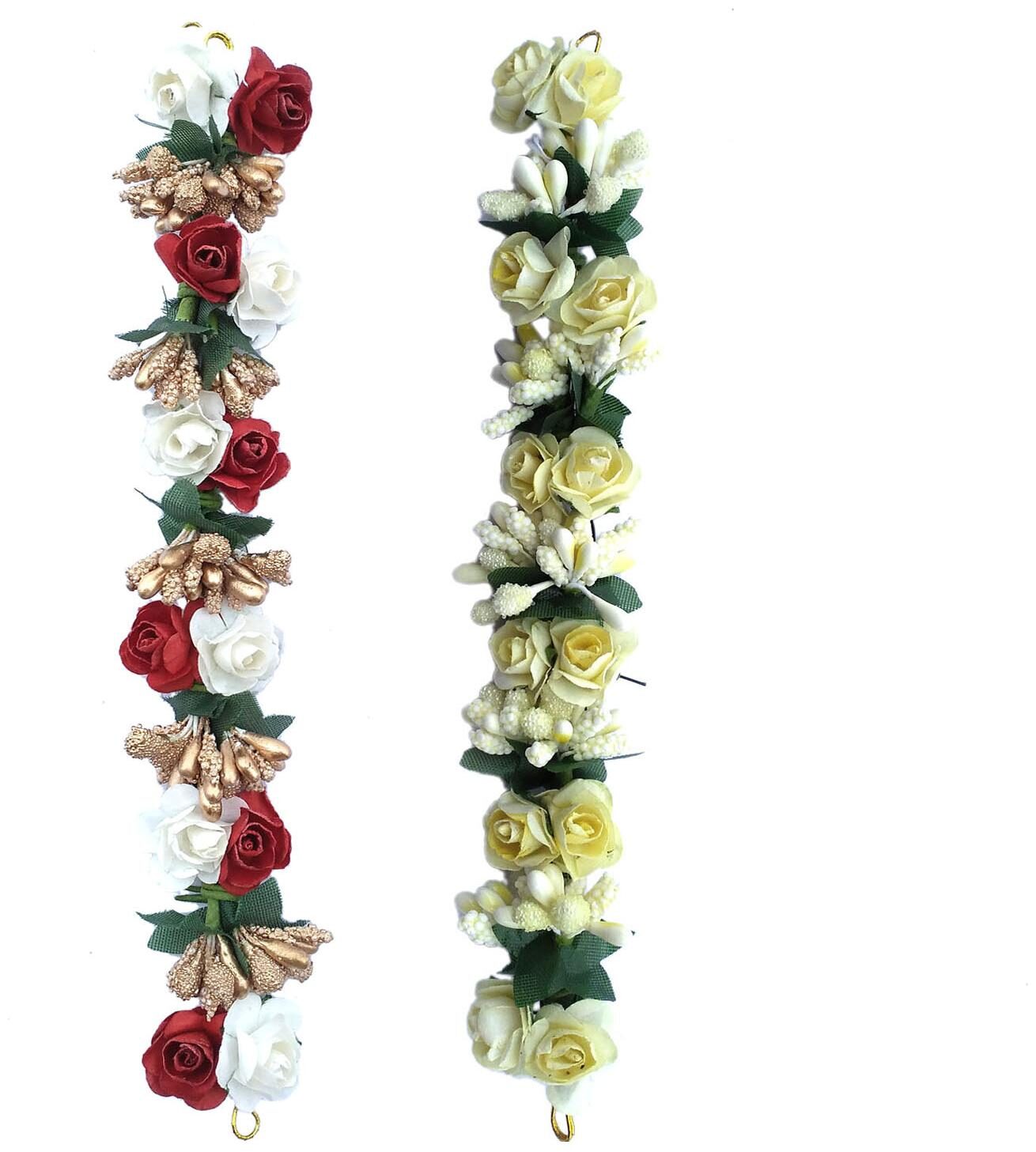 

Maahal Bridal Flower Bun Hair Gajra Accessories For Wedding Juda Decoration Gajra For Girls and Womens