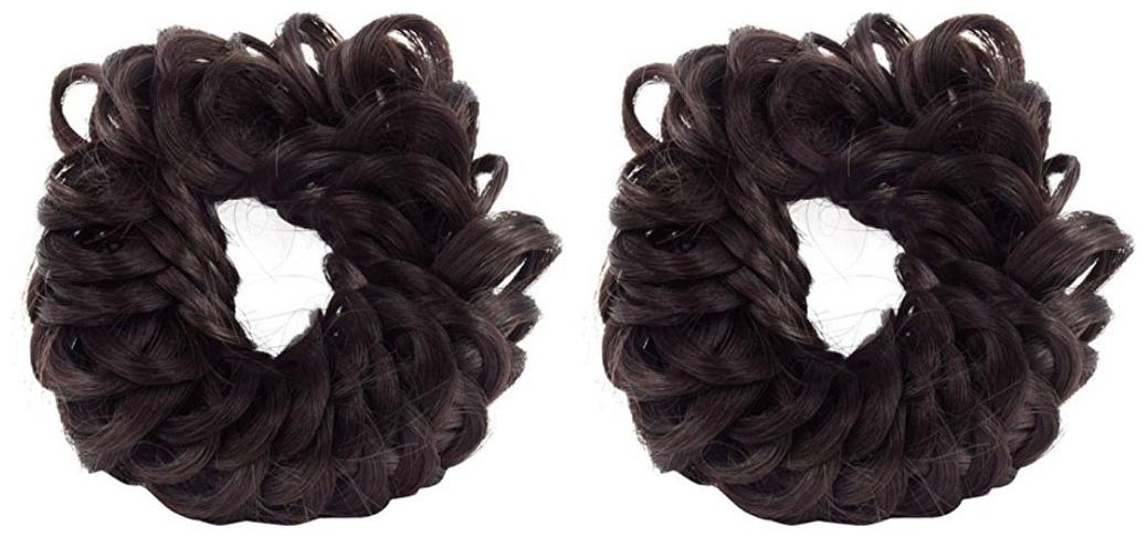 

Maahal Fancy Rubber Juda Hair Band For Women And Girls Juda Accessories For Women Pack of 2