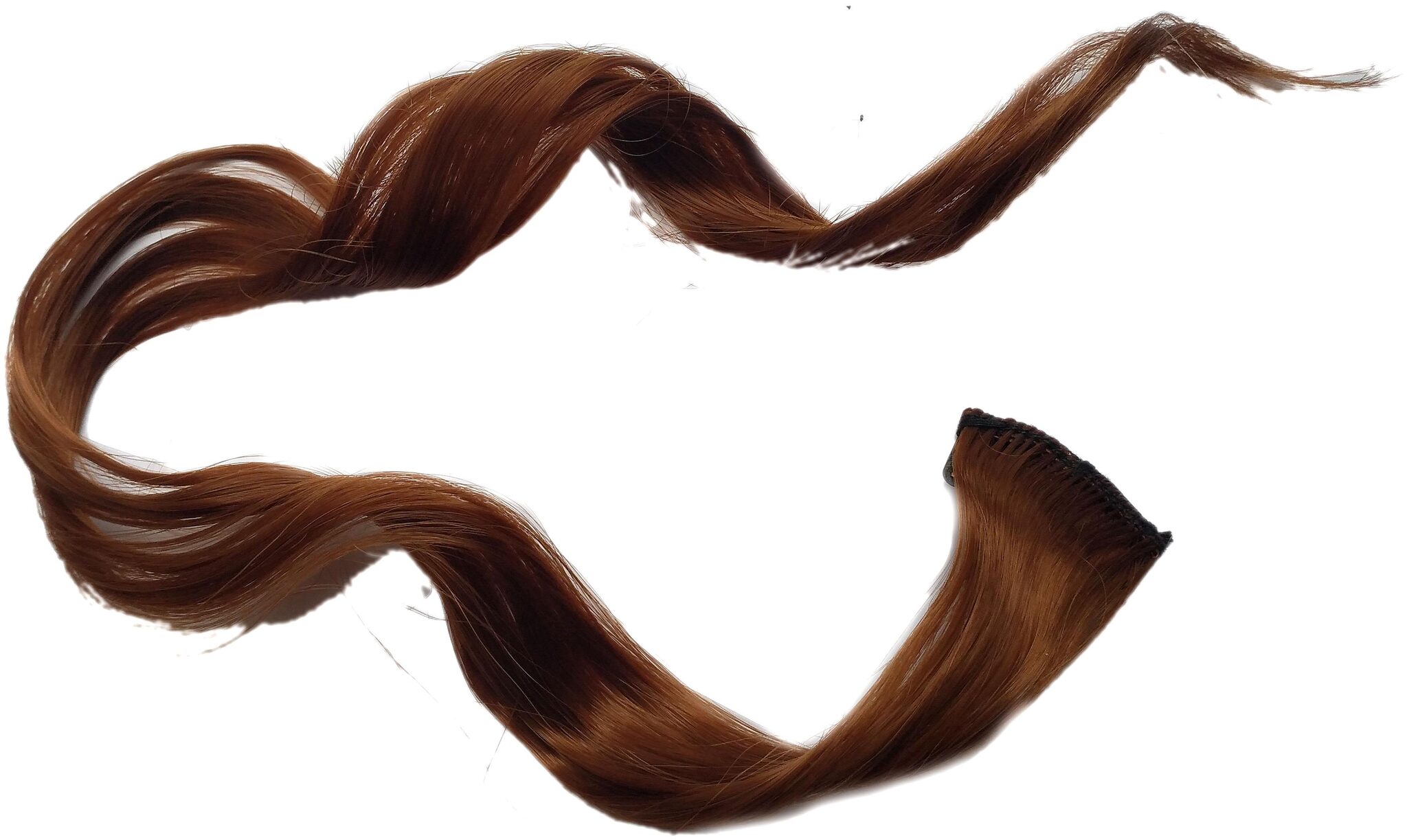 

Maahal Hair Curly Strips Extensions For Women And Girls Coloured Hair Extensions For Women Dark Brown Pack Of 1