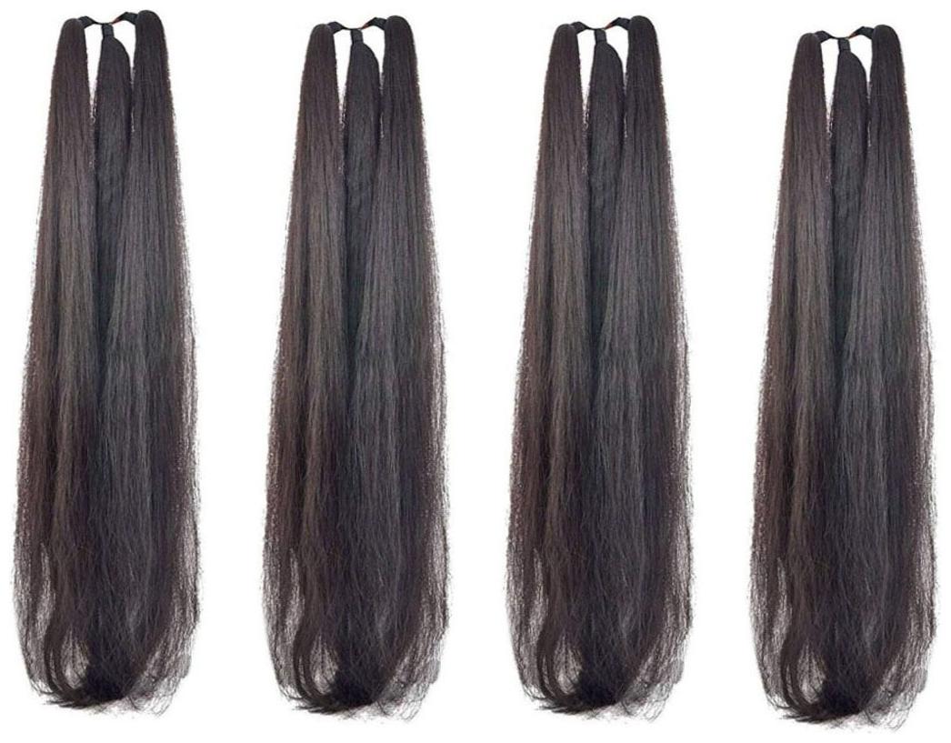 

Maahal Set of 4 24inch Black Hair Parandi for Wedding Accessories