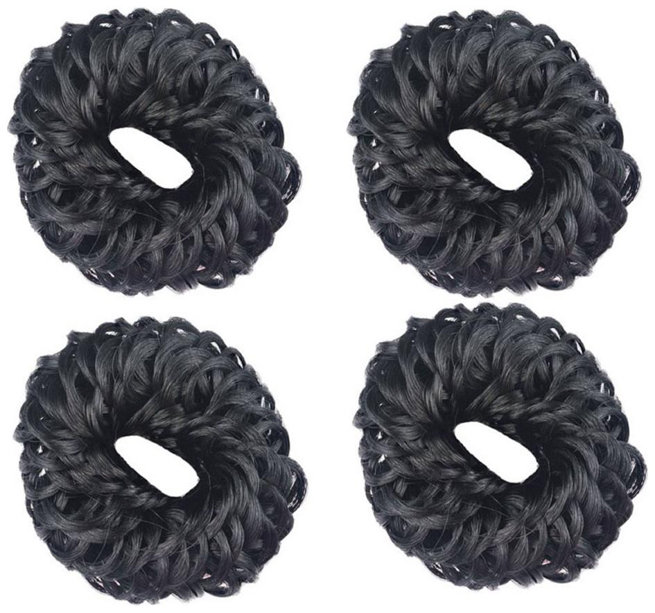

Maahal Set of 4 pcs Hair Juda Hair Accessory Set (Black)