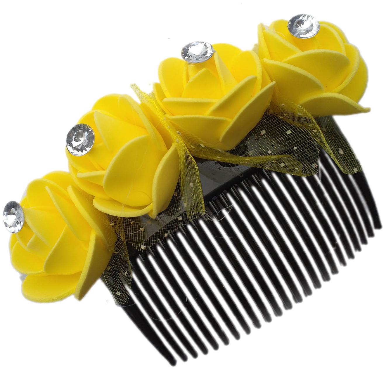 

MAAHAL Women Hair accessory set ( Yellow Set of 1 )