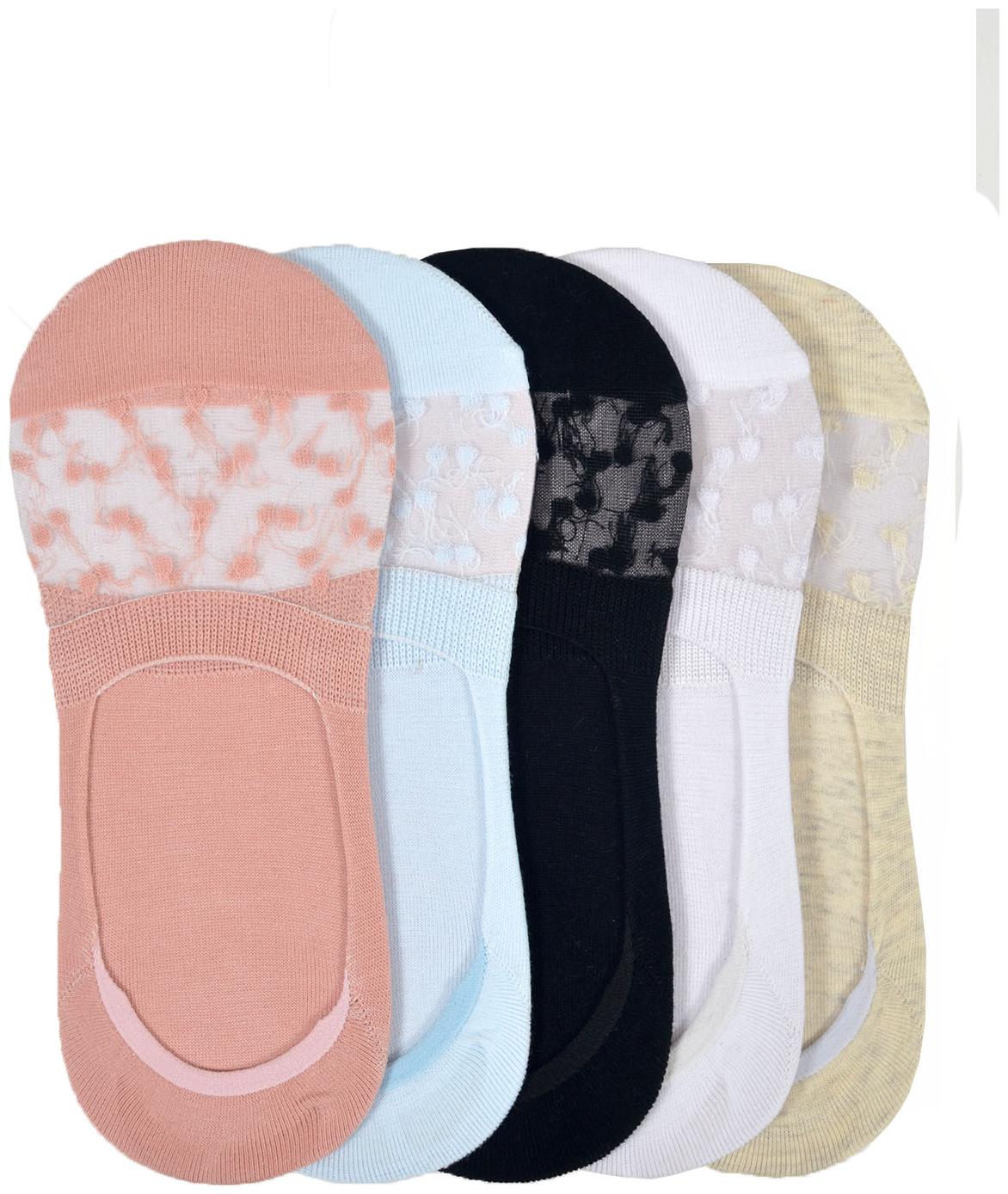 

MARC 5 Pair cotton no show loafer socks women s ladies socks