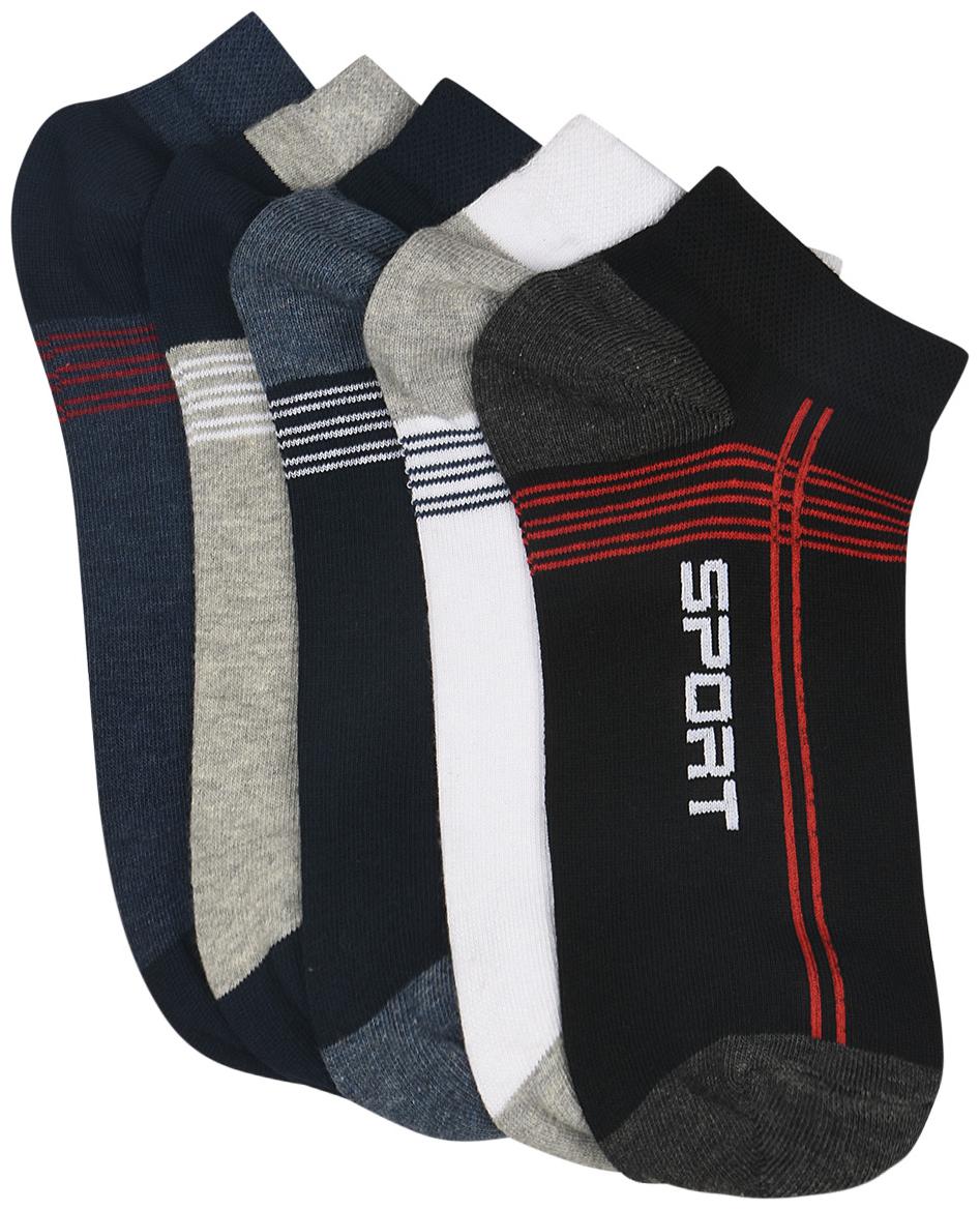 

Marc Multi Cotton Ankle length socks ( Pack of 5 )