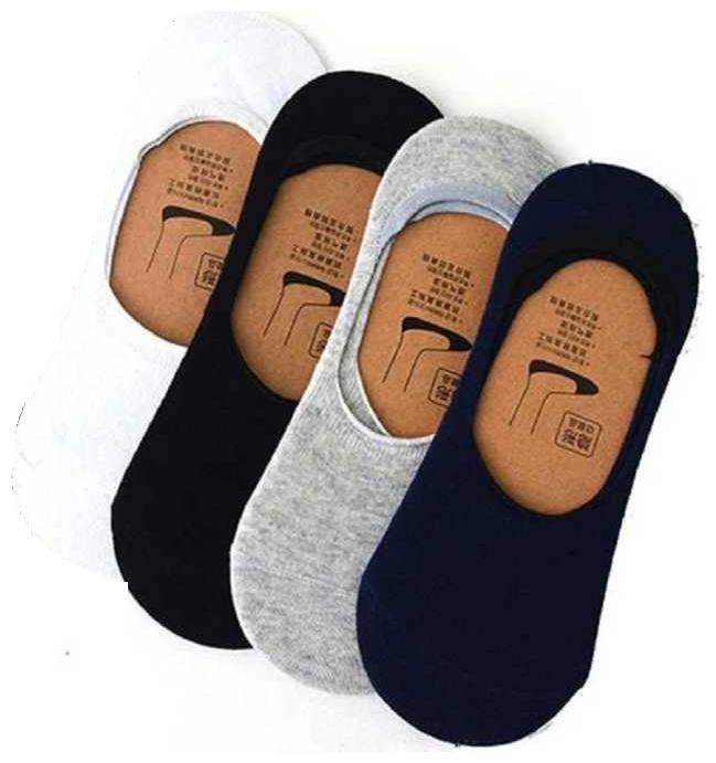 

Marketwala Men Women Solid Peds Footie No-Show (Pair of 4) Assorted Color