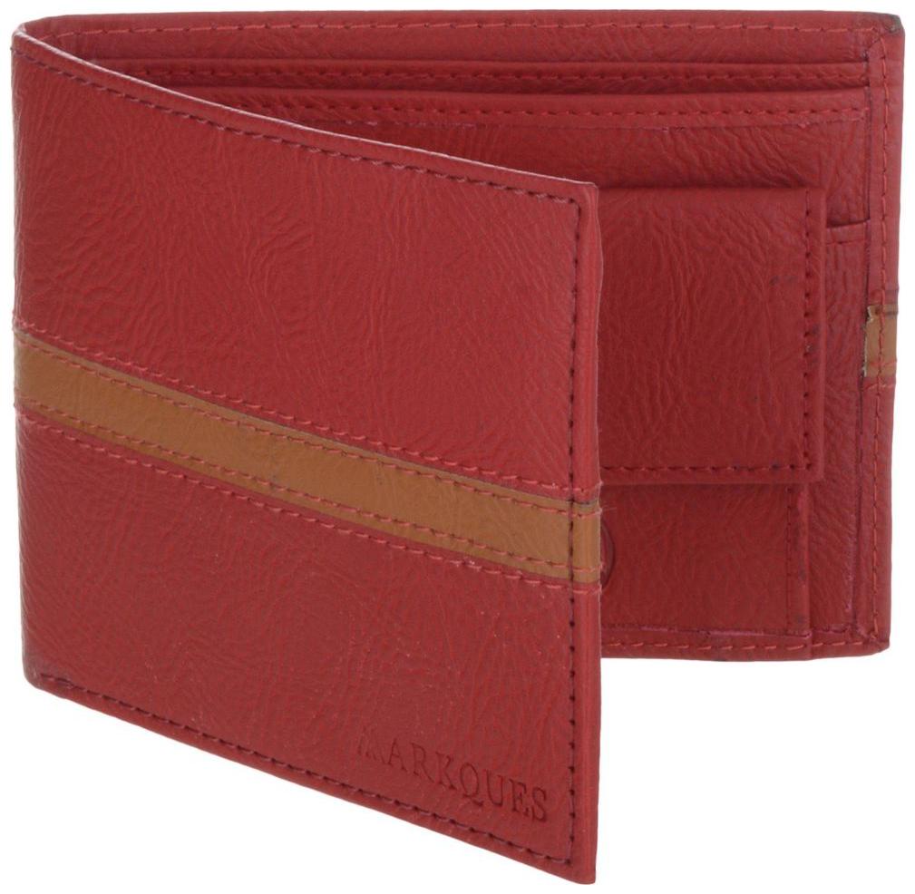 

MarkQues Captive PU Leather Red Mens Wallet (CP-440704)
