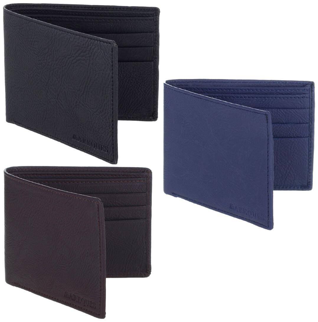 

MARKQUES Men Black Pu Bi-Fold Wallet ( Pack of 3 )