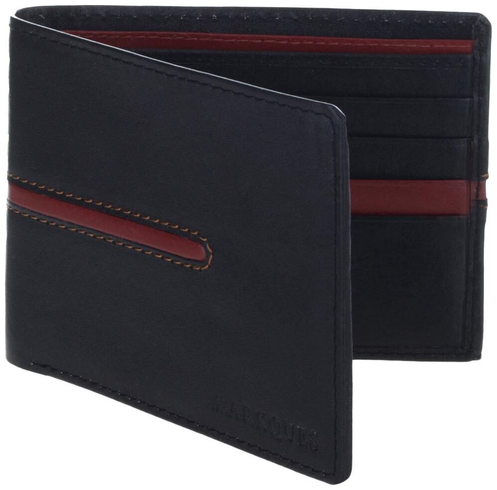 

MarkQues Executive Genuine Leather Black Mens Wallet (EXE-440107)