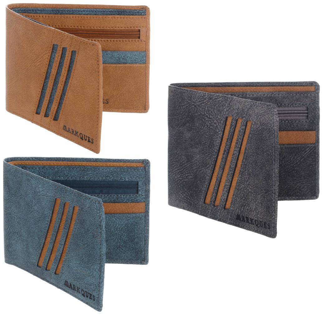 

MARKQUES Men Tan Pu Bi-Fold Wallet ( Pack of 3 )