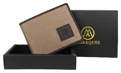 

MARKQUES Men Brown Leather Bi-Fold Wallet ( Pack of 1 )