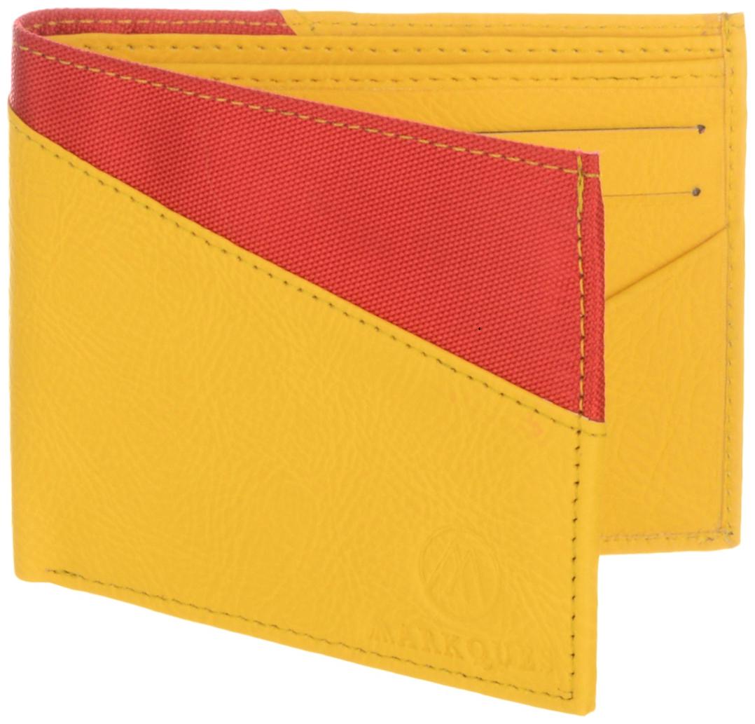 

MarkQues Vento Yellow Mens Wallet (VT-441107)