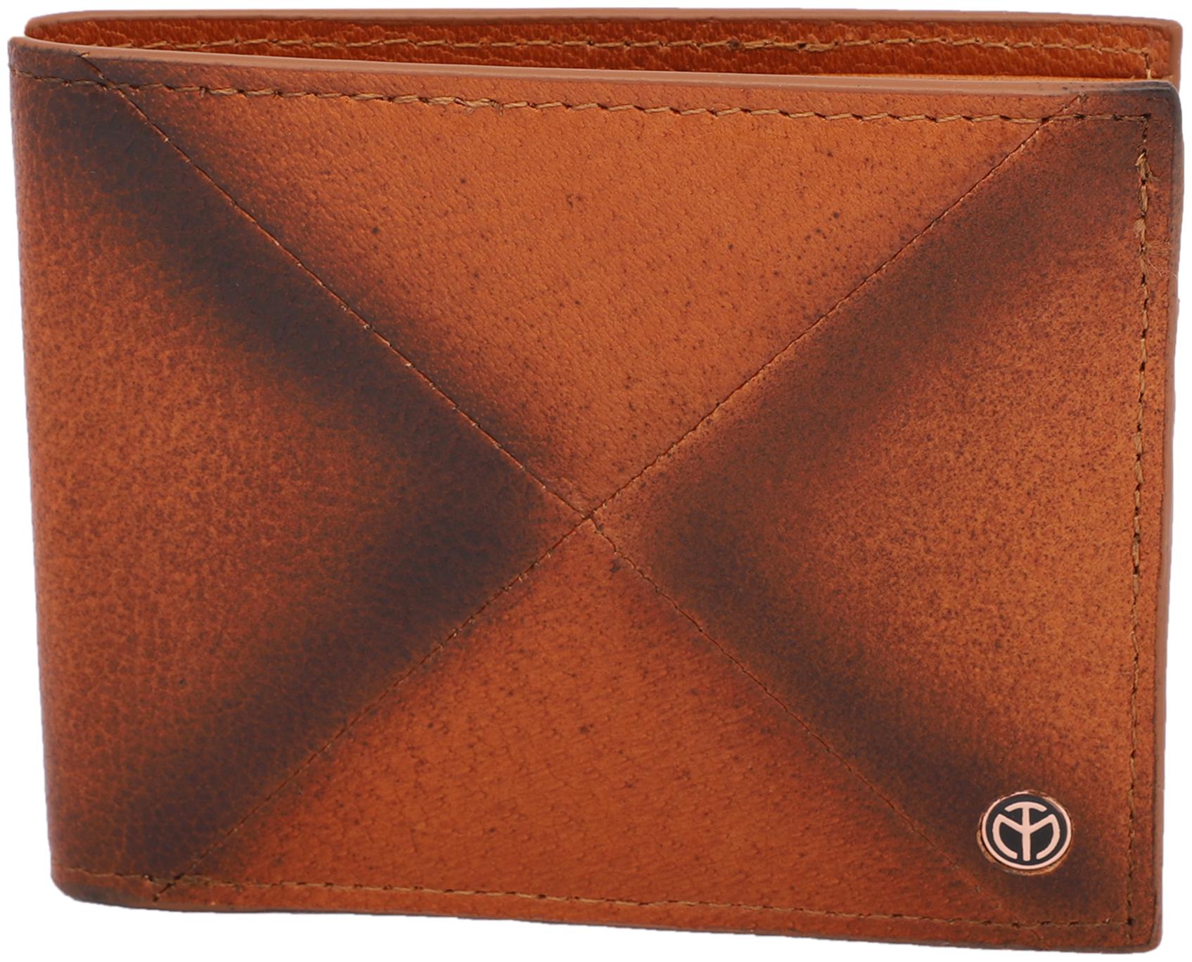 

Mathey-Tissot Men Brown Leather Bi-Fold Wallet ( Pack of 1 )