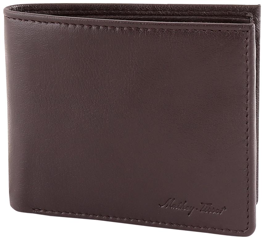 

Mathey-Tissot Men Brown Leather Bi-Fold Wallet ( Pack of 1 )
