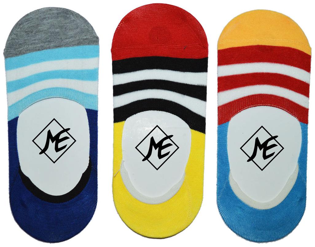 

ME Multi colour Loafer Socks Pack Of 3