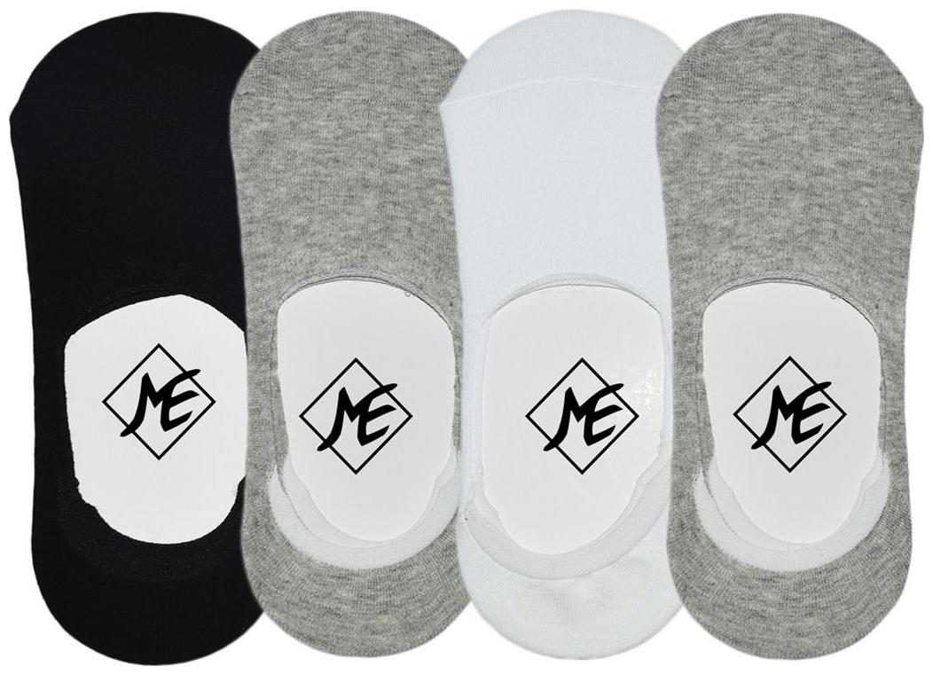 

ME Store Solid Plain Loafer Socks