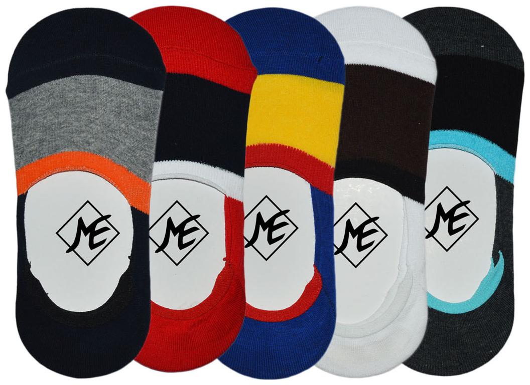 

ME Stores MultiColor Loafer Socks Pack Of 5