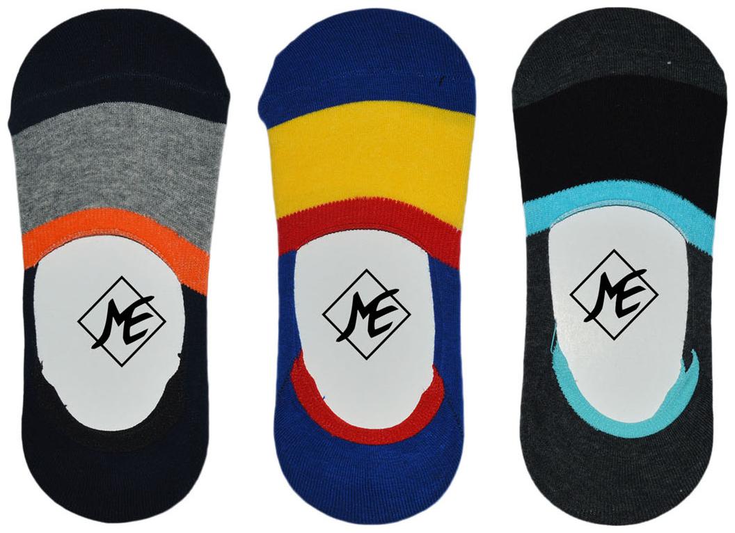 

ME Stores MultiColor Loafer Socks Pack Of 3