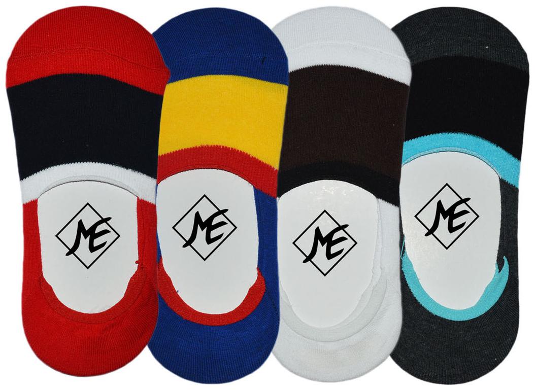 

ME Stores MultiColor Loafer Socks Pack Of 4
