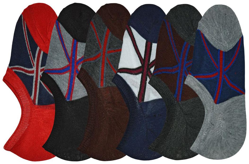 

ME Stores No Show Socks Loafer Socks Sneakers Socks fits size UK 7 - 10 Multicolour (Pack of 6 Pair)